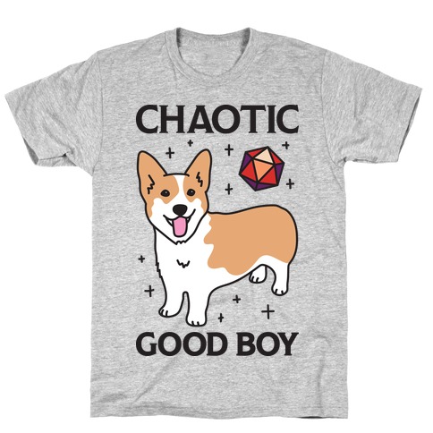 Chaotic Good Boy Corgi T-Shirt