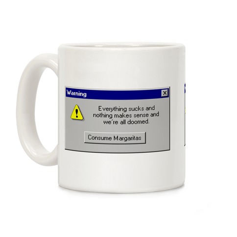 Windows 95 Consume Margaritas Coffee Mug