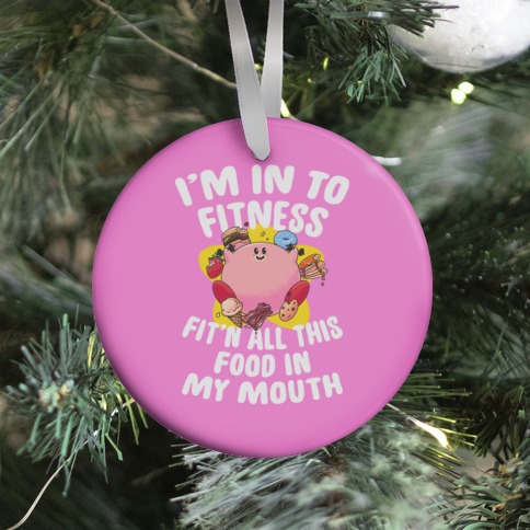 I'm into Fitness (Kirby) Ornament