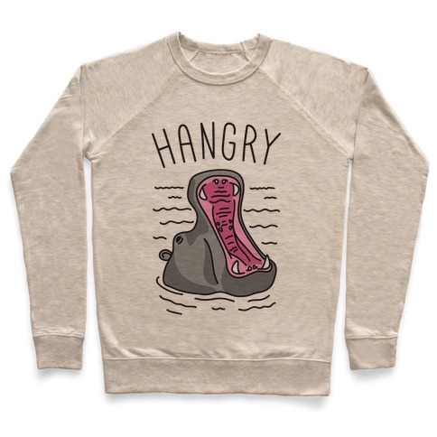Hangry Hippo Pullover