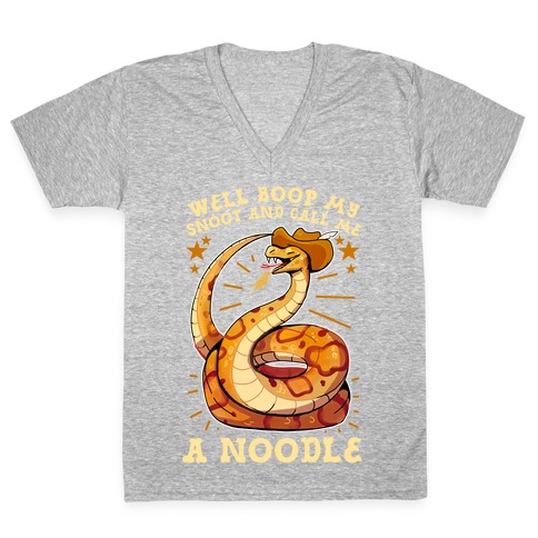 Well Boop My Snoot and Call Me A Noodle! V-Neck Tee Shirt