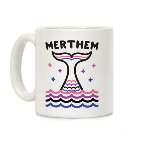 Merthem (Gender Fluid Mermaid) Coffee Mug
