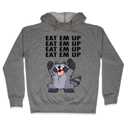 Misery x CPR x Eat Em Up, Eat Em Up Raccoon Hooded Sweatshirt
