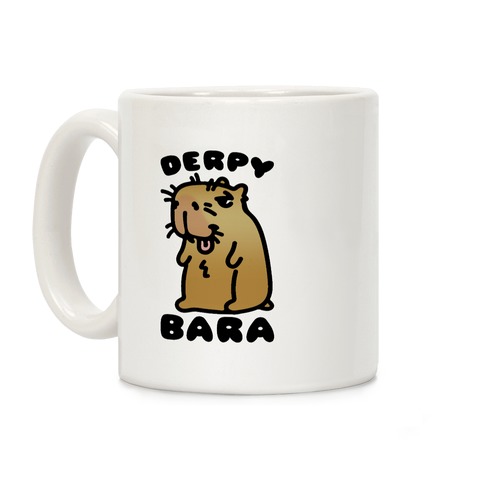 Derpy-Bara Derpy Capybara Parody Coffee Mug