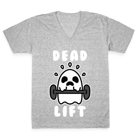 Dead Lift (Ghost) V-Neck Tee Shirt