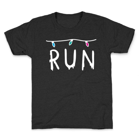 Run Stranger Things Kids T-Shirt