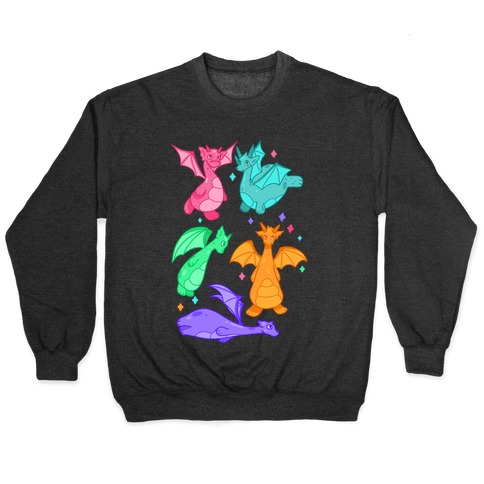 Colorful Dragons Pullover