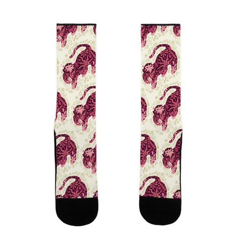 Floral Tiger Sock