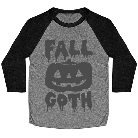 Fall Goth Baseball Tee