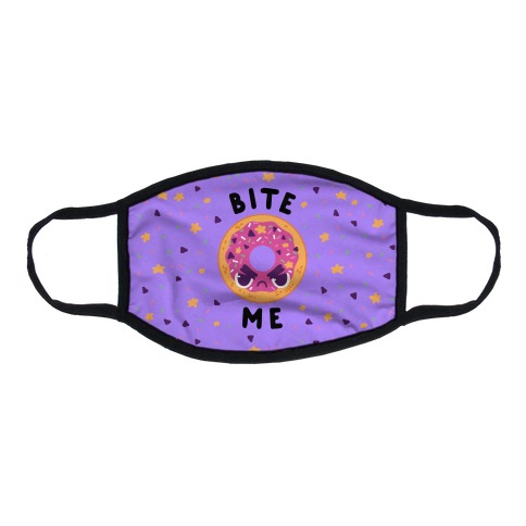 Bite Me (Donut) Flat Face Mask