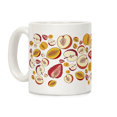 Fruity Vaginas Pattern Coffee Mug