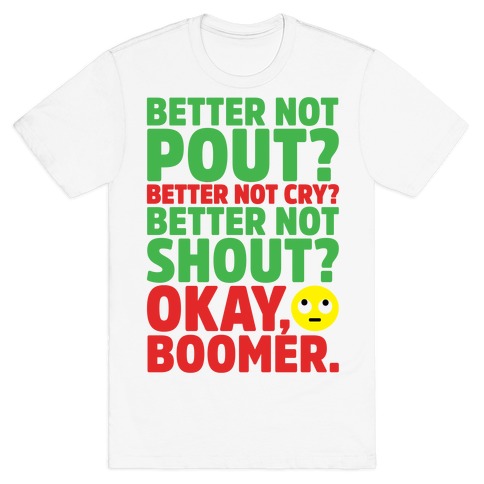 Okay Boom Santa Parody T-Shirt