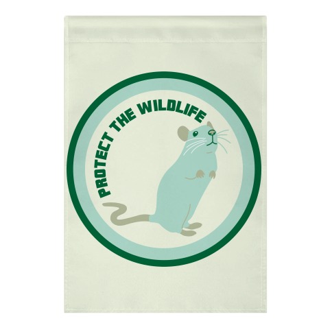 Protect the Wildlife (Rat) Garden Flag