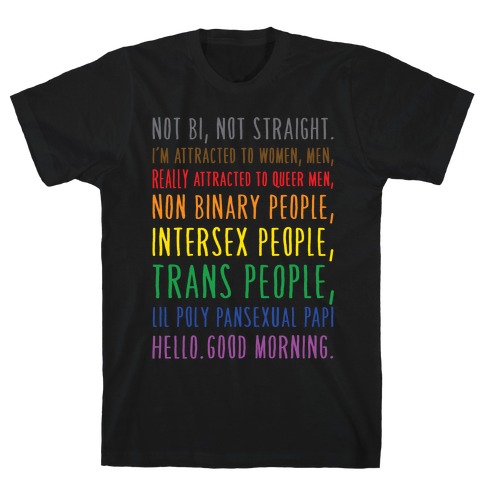 Kehlani Queer Identity Pride Quote White Print T-Shirt