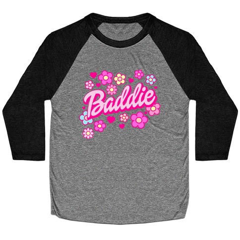 Baddie Barbie Parody Baseball Tee