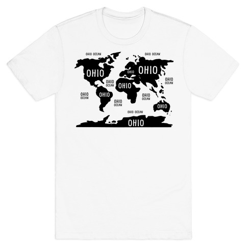 The Ohio World Map T-Shirt