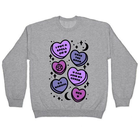 Witchy Candy Hearts Pullover