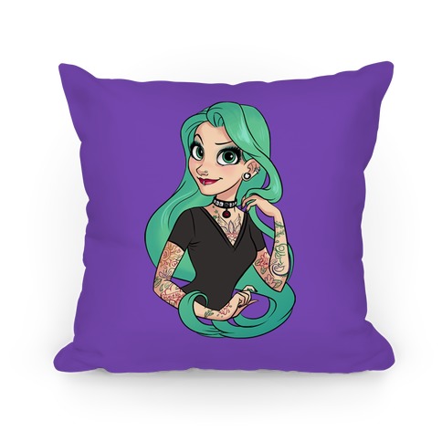 Punk Rapunzel Pillow