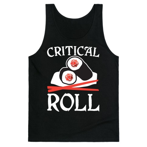 Critical Roll Sushi DnD Tank Top
