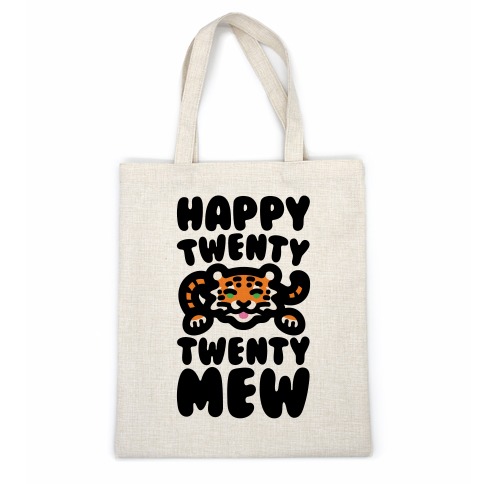 Happy Twenty Twenty Mew Tiger Casual Tote