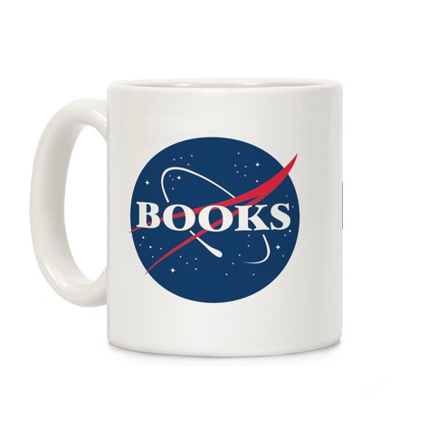 Books Nasa Parody Coffee Mug