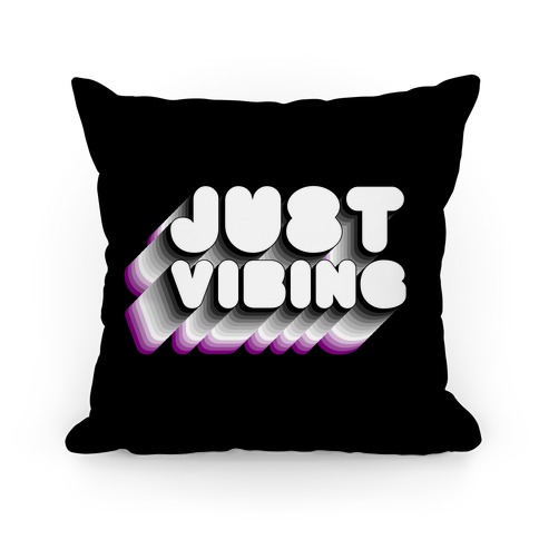 Just Vibing (Ace Pride) Pillow