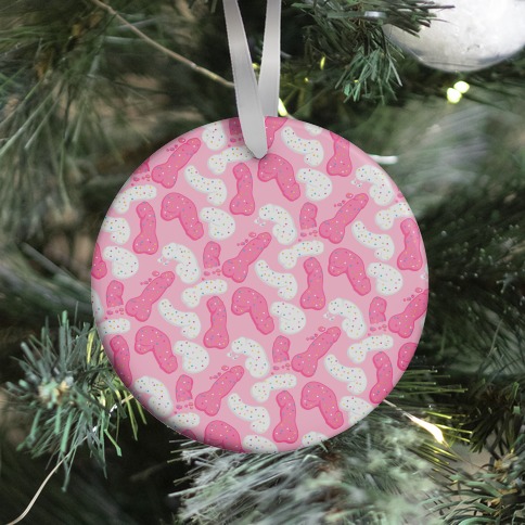Frosted Peens Crackers Ornament