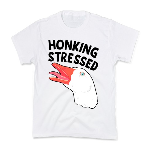 Honking Stressed Goose Kids T-Shirt