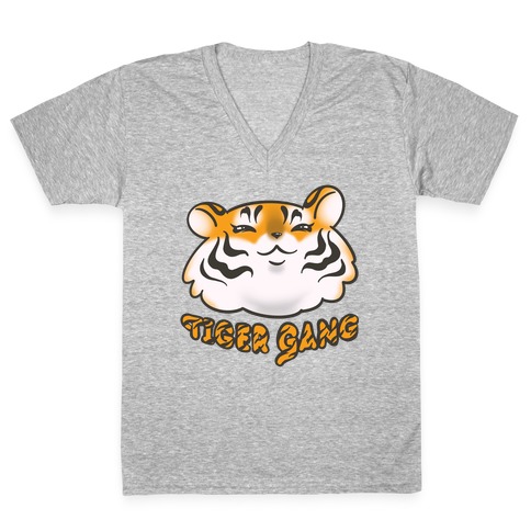 Tiger Gang V-Neck Tee Shirt