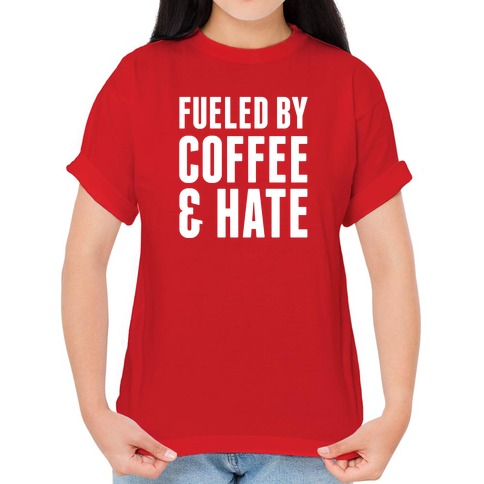 Codeword Coffee Makes Me Feel Less Murdery - T-shirts Heather Charcoal / White Print / MD