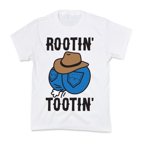 Rootin' Tootin' Cowboy Butt Kids T-Shirt