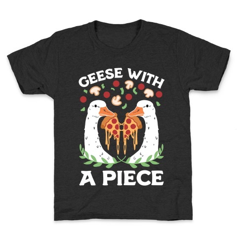 Geese With A Piece Kids T-Shirt