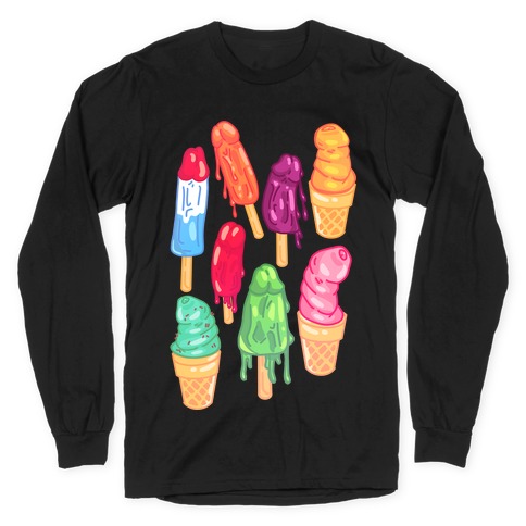 Popsicle Penises Long Sleeve T-Shirt