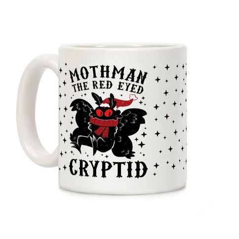 Mothman The Red Eyed Cryptid Coffee Mug