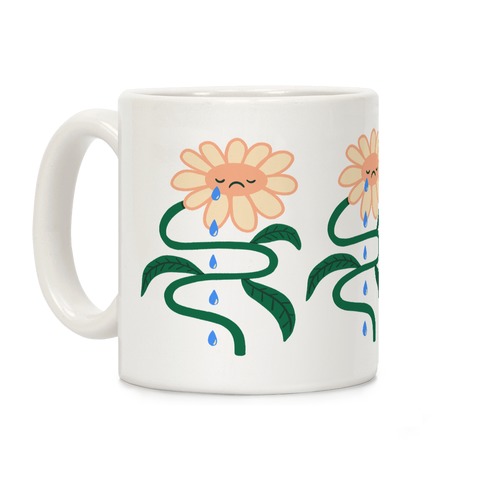 Sad Flower Shower Coffee Mug
