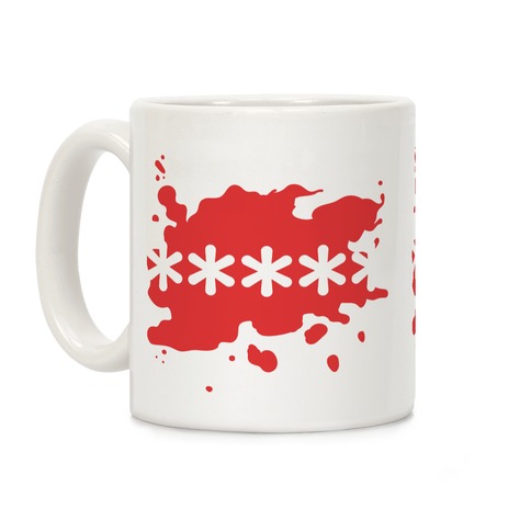 Futaba Red Splatter Coffee Mug