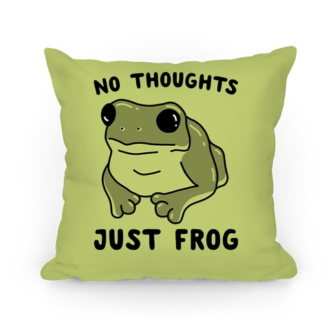 crotch gremlin (no lines) | Throw Pillow