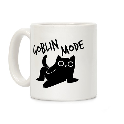 Goblin Mode Cat Coffee Mug
