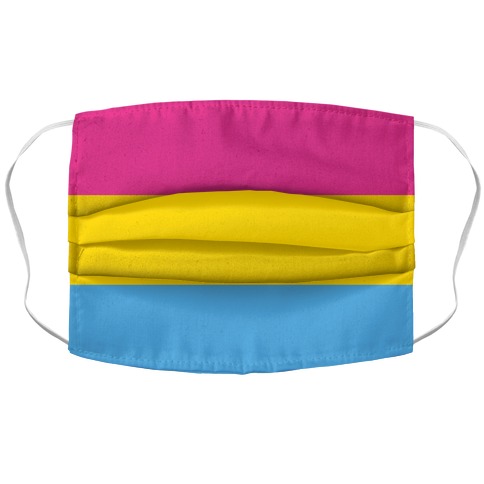 Pansexual Flag Accordion Face Mask
