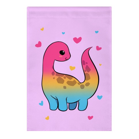 Pansexual-Dino Garden Flag