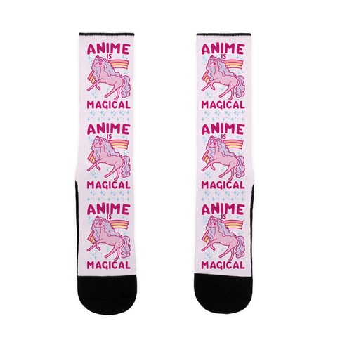 Anime Is Magical Sock