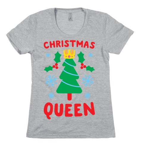 Christmas Queen Womens T-Shirt