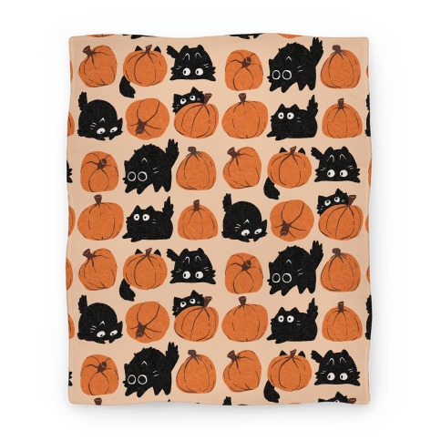 Pumpkin Cats Blanket