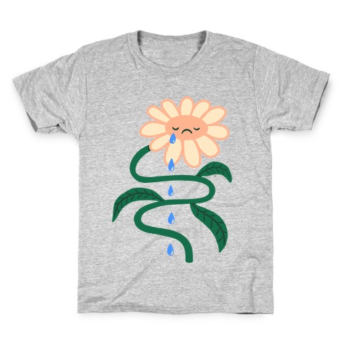 Sad Flower Shower Kids T-Shirt
