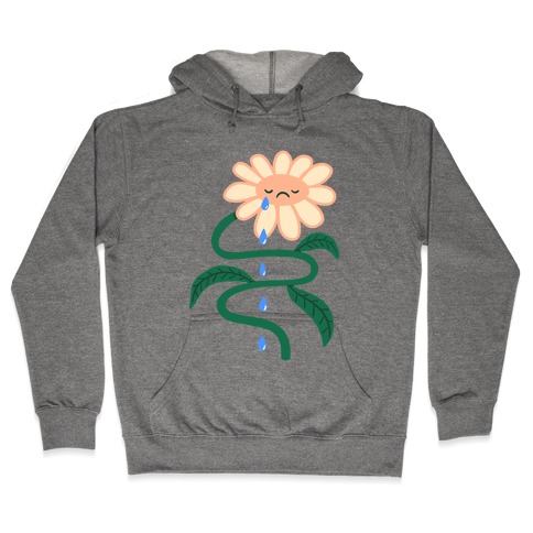 Sad Flower Shower Hooded Sweatshirt