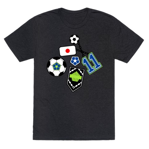 Football Anime Pattern T-Shirt