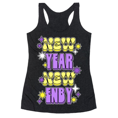 New Year New Enby Racerback Tank Top