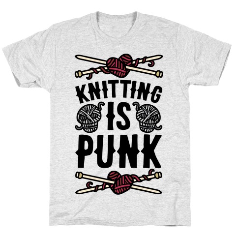 Knitting Is Punk T-Shirt