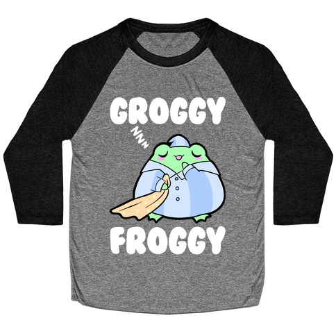 Groggy Froggy Baseball Tee