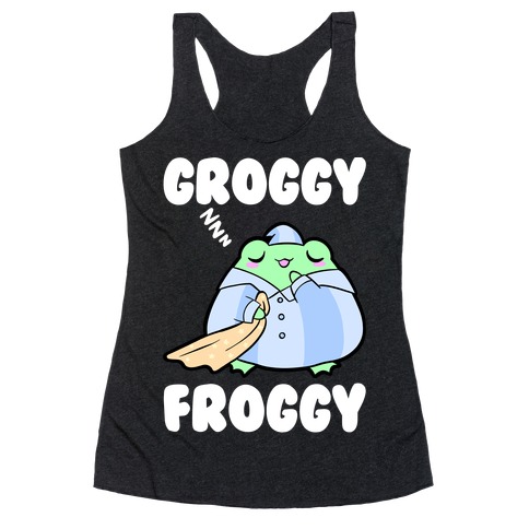 Groggy Froggy Racerback Tank Top
